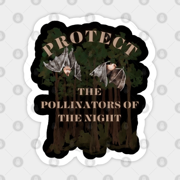 Protect the Pollinators Sticker by GenXDesigns